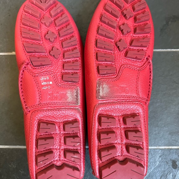 Coach Pink Leather Loafers/Drivers EUC - Picture 3 of 9